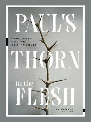 cover image of Paul's Thorn in the Flesh